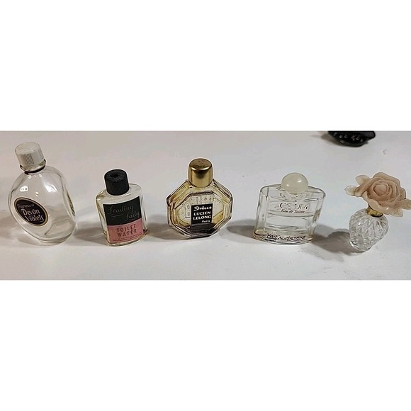 Vintage Large Lot Empty Perfume Parfum Bottles Various Designer Scents - Picture 5 of 12